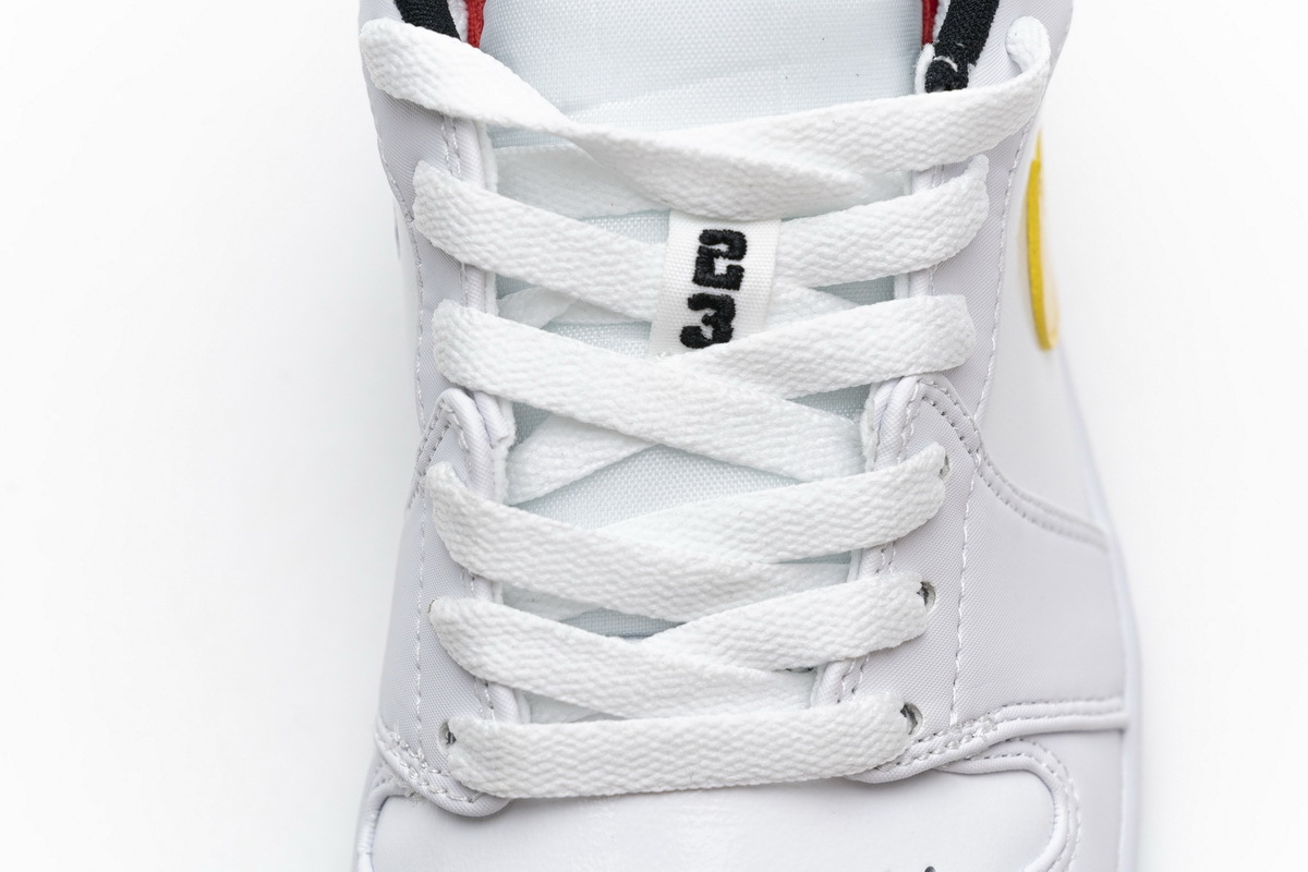 Get Air Jordan 1 Low White Multi-Color CW7009-100