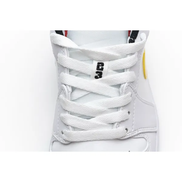 Get Air Jordan 1 Low White Multi-Color CW7009-100
