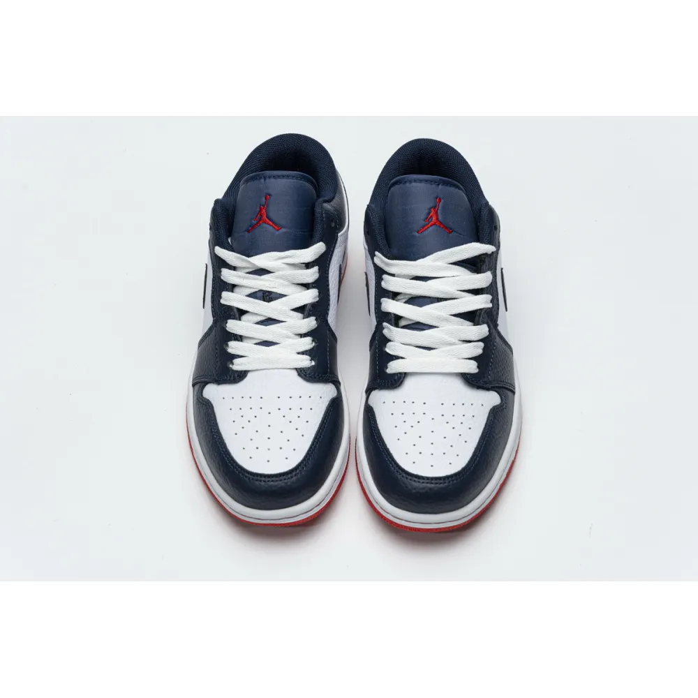 Get Air Jordan 1 Low Obsidian Ember Glow 553558-481