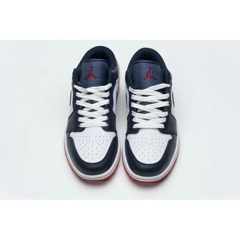 Get Air Jordan 1 Low Obsidian Ember Glow 553558-481