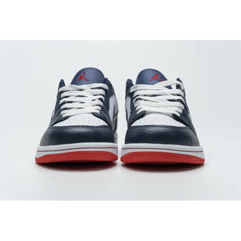 Get Air Jordan 1 Low Obsidian Ember Glow 553558-481