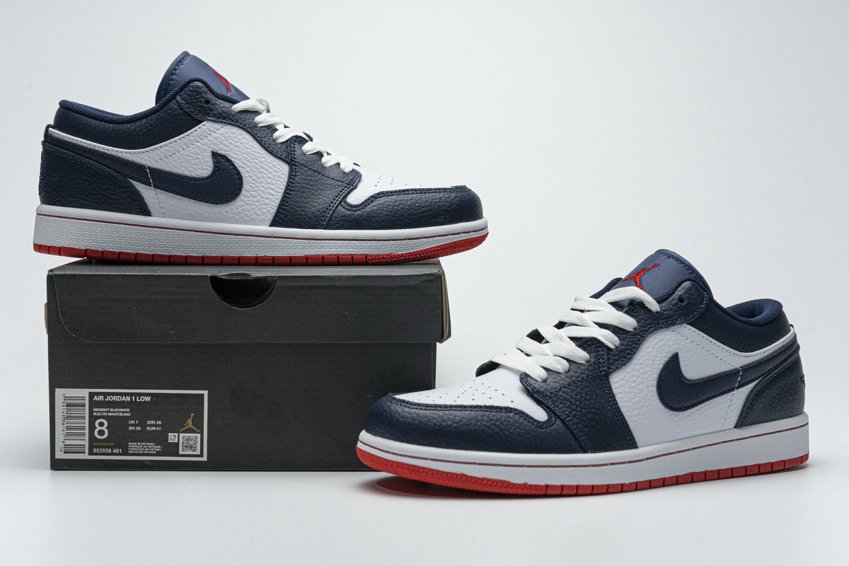 Get Air Jordan 1 Low Obsidian Ember Glow 553558-481