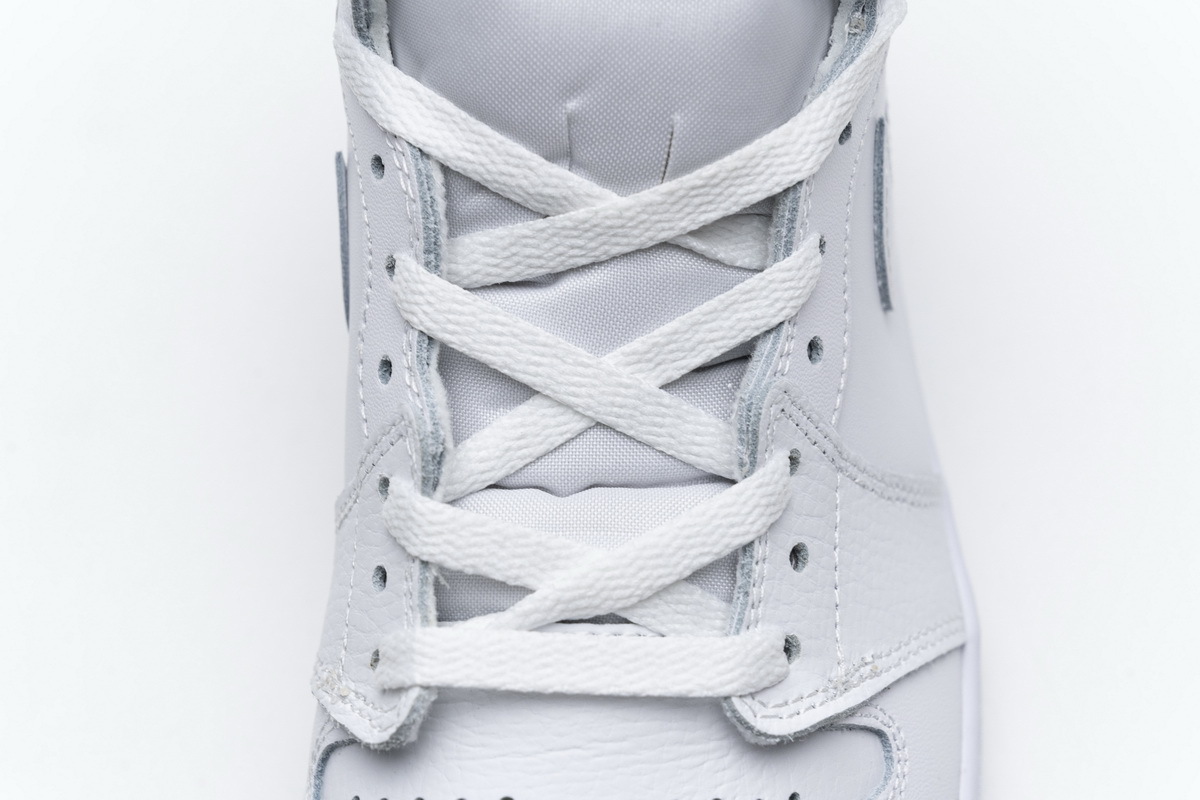 Get Air Jordan 1 Mid GS  white' 554725-109