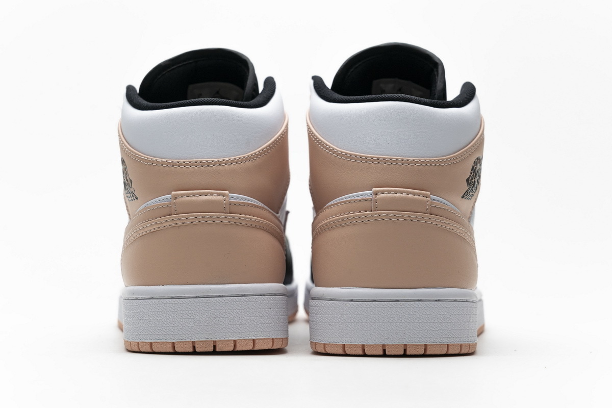 Get Air Jordan 1 Mid Crimson Tint Toe (GS) 554725-133