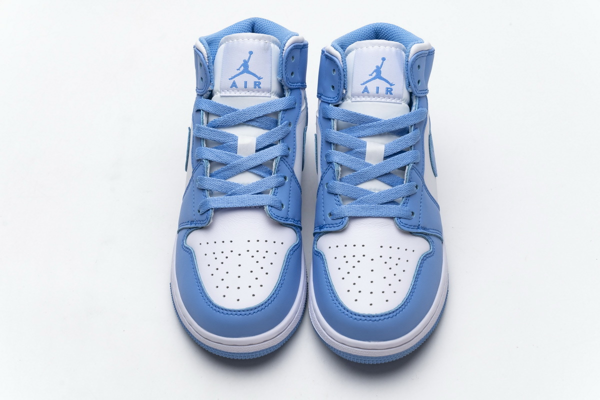 Get Air Jordan 1 Retro Mid UNC 554724-106