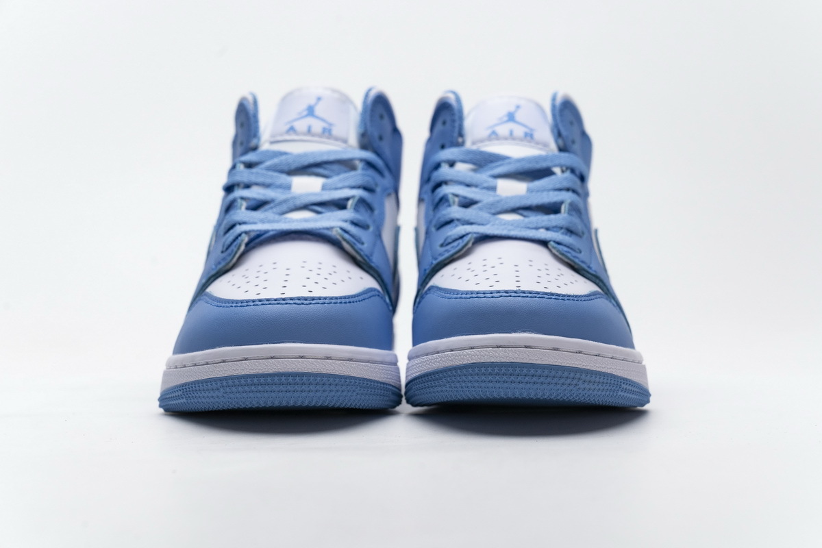 Get Air Jordan 1 Retro Mid UNC 554724-106