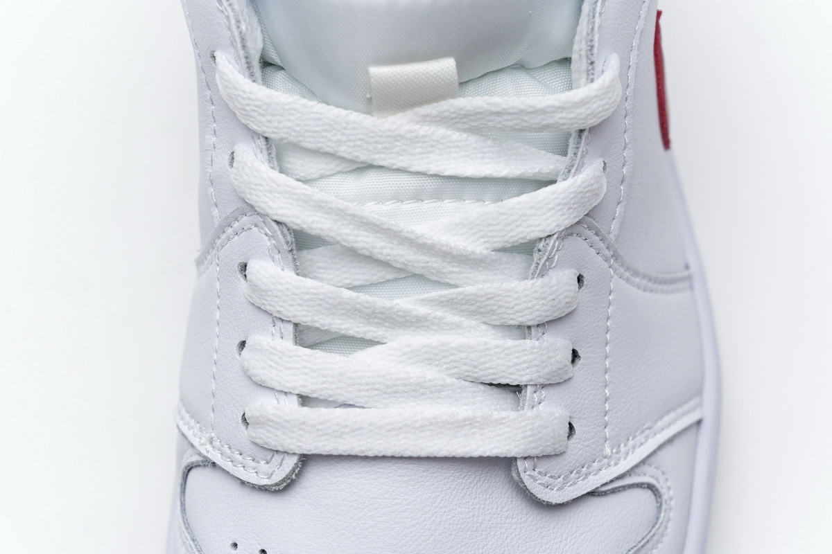 Get Air Jordan 1 Mid White Red Royal (W) BQ6472-164