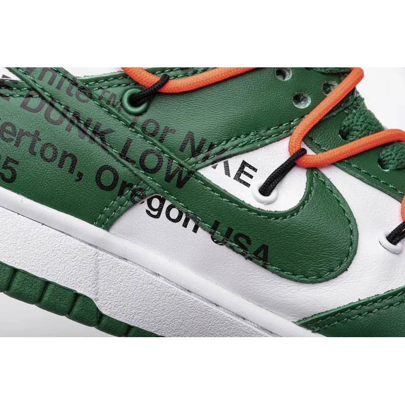 H12 Nike Dunk Low Off-White Pine Green CT0856-100
