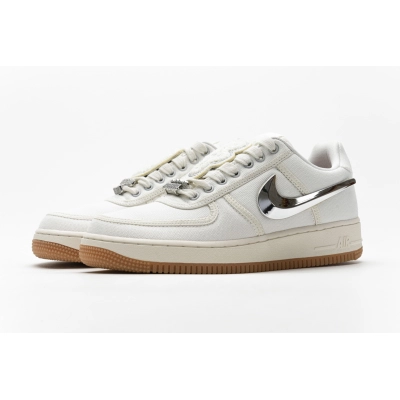 Off White Nike Air Force 1 Low Travis Scott Sail AQ4211-101 01