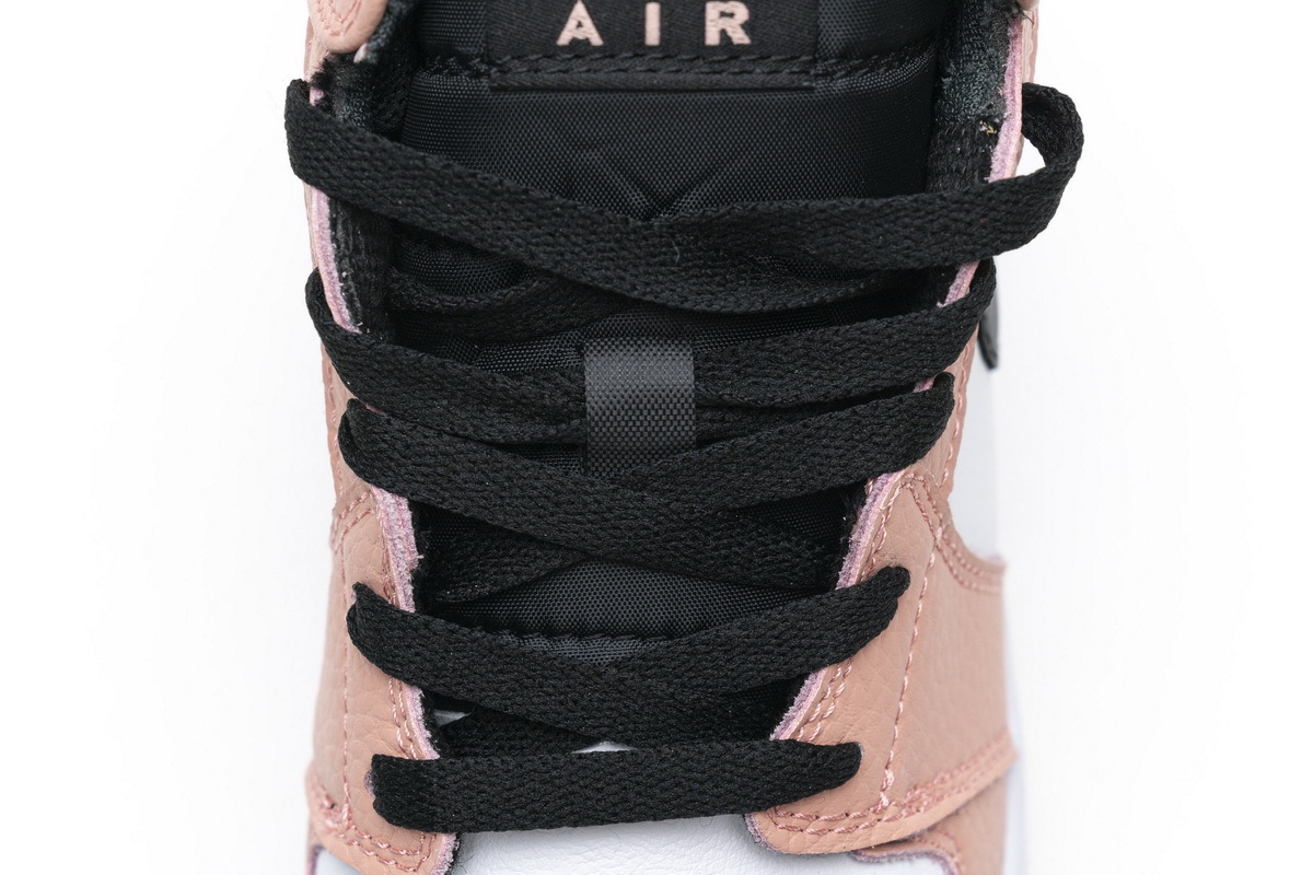 Get Air Jordan 1 Mid Pink Quartz (GS) 555112-603