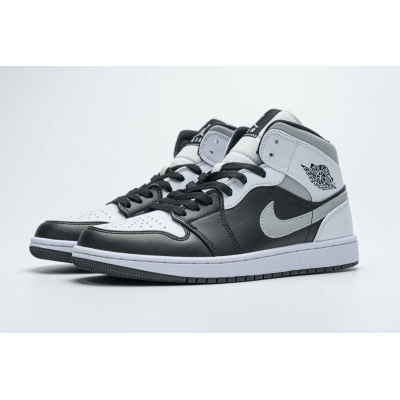Get Air Jordan 1 Mid White Shadow 554724-073 01