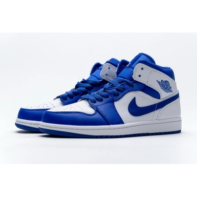 Get Air Jordan 1 Mid Hyper Royal 554724-114 01