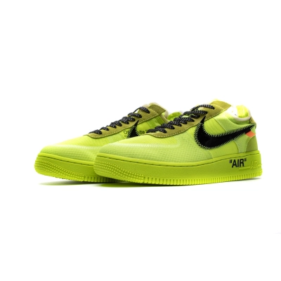 Off White Nike Air Force 1 Low Off-White Volt AO4606-700 01