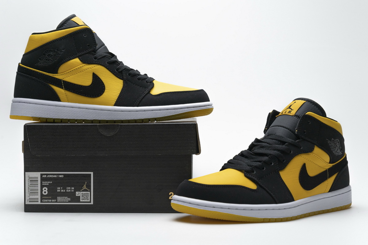Get Air Jordan 1 Mid University Gold CD6759-007