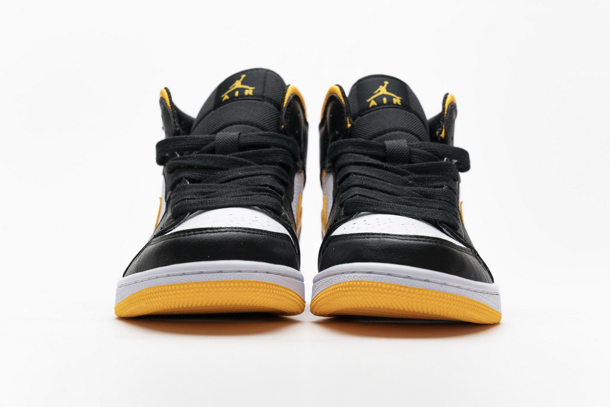 Get Air Jordan 1 Mid Laser Orange Black (W) CV5276-107