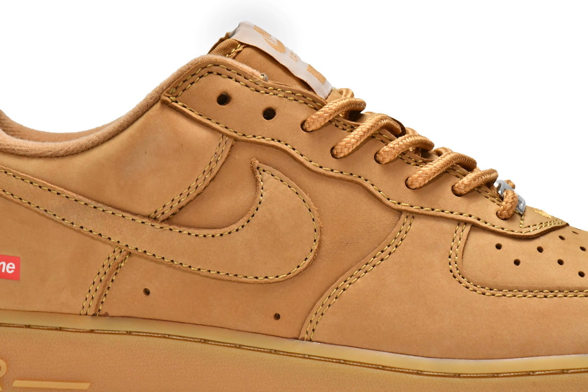 Supreme x Off White Nike Air Force 1 Low Flax DN1555-200