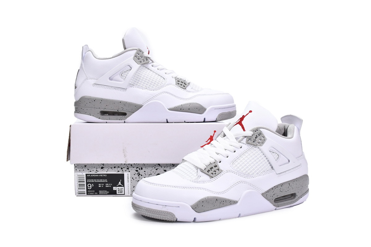 OG Air Jordan 4 White Oreo CT8527-100
