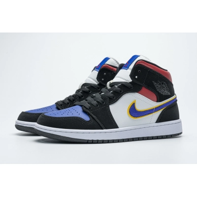 Get Air Jordan 1 Mid Lakers Top 3 852542-005 01