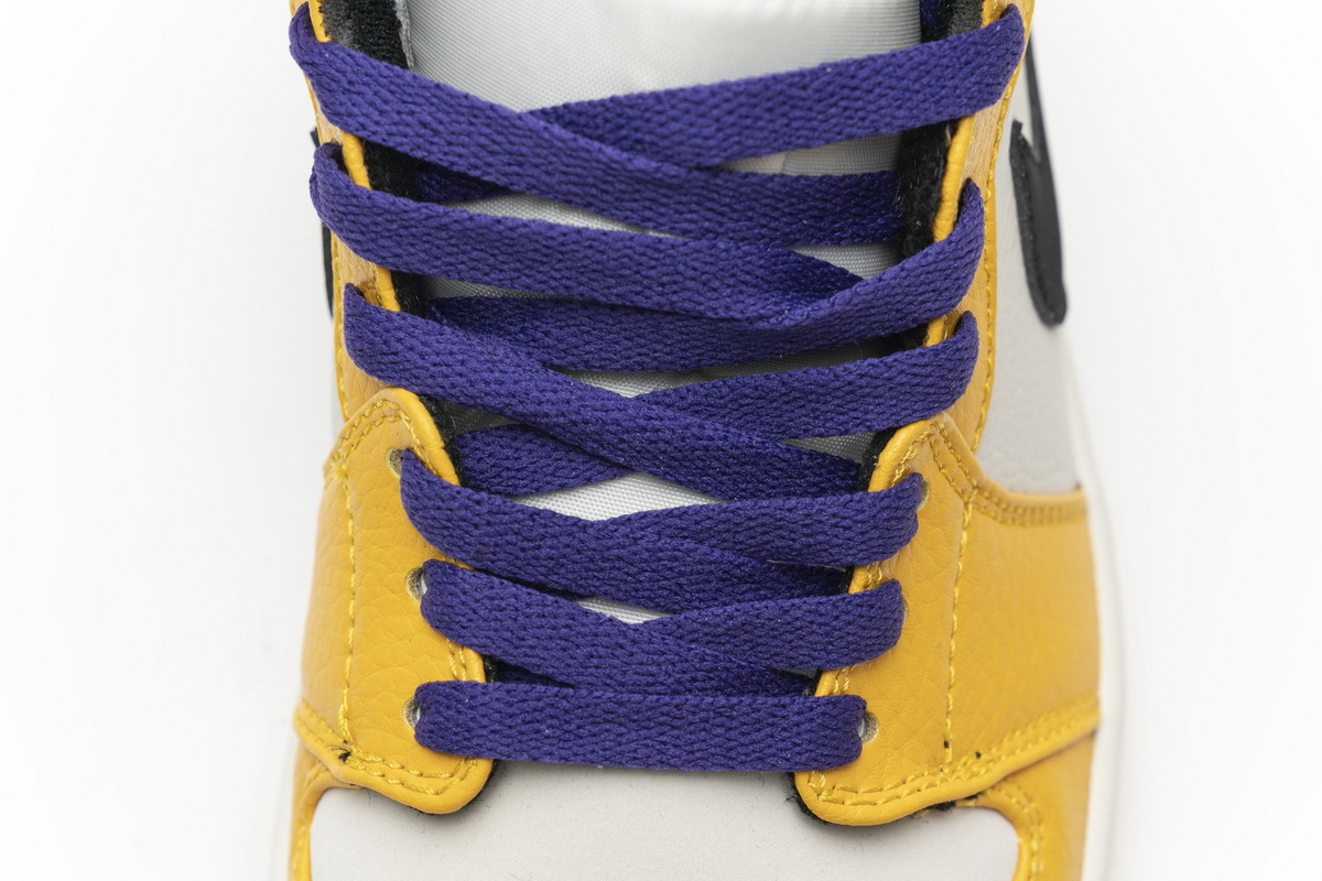 Get Air Jordan 1 Mid SE Lakers 852542-700