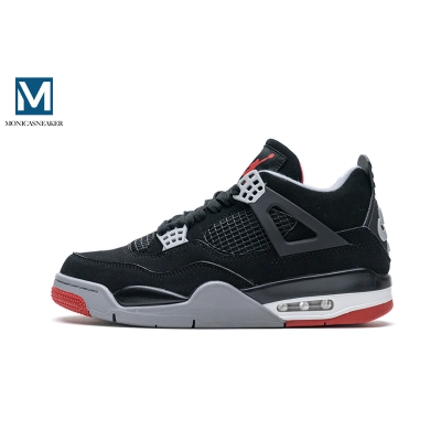 OG Air Jordan 4 Retro Bred 308497-060  01