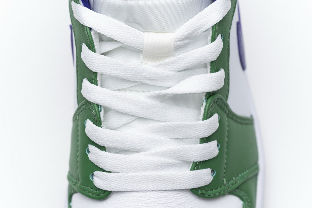 Get Air Jordan 1 Mid Incredible Hulk (GS) 554725-300