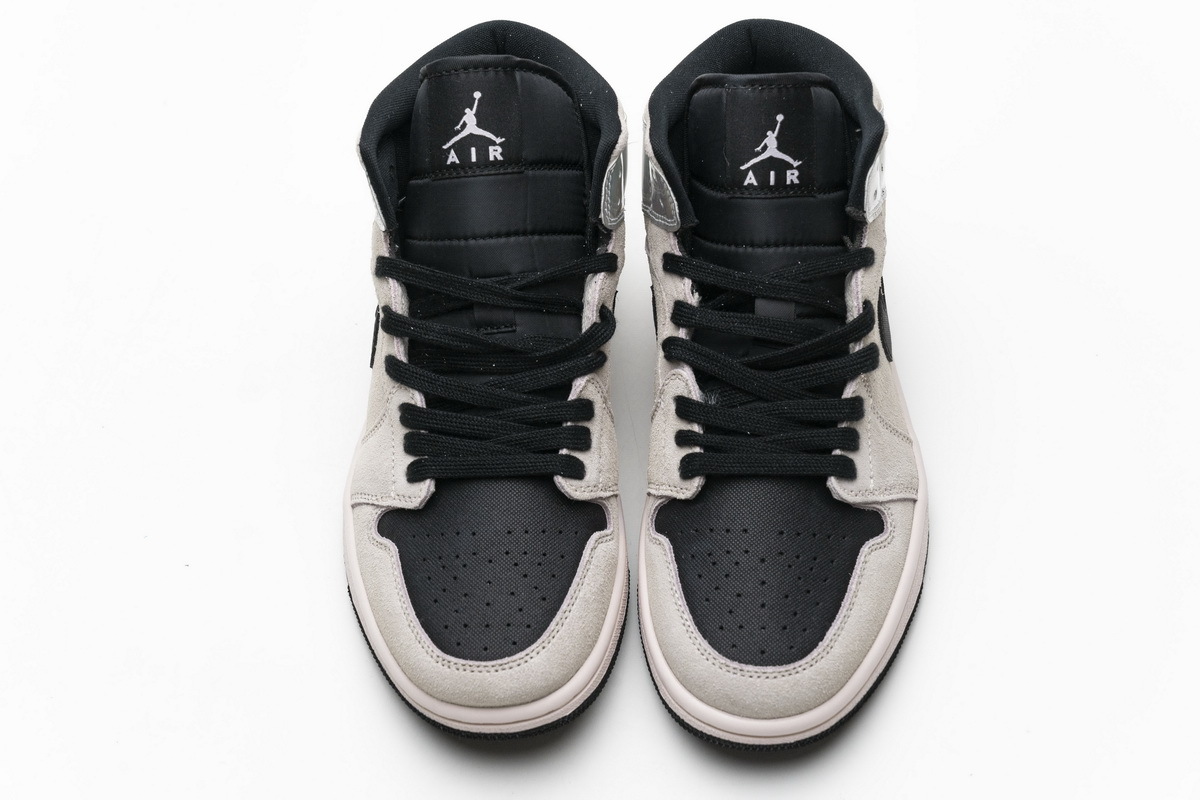 Get Air Jordan 1 Mid Dirty Powder Iridescent (W) BQ6472-602