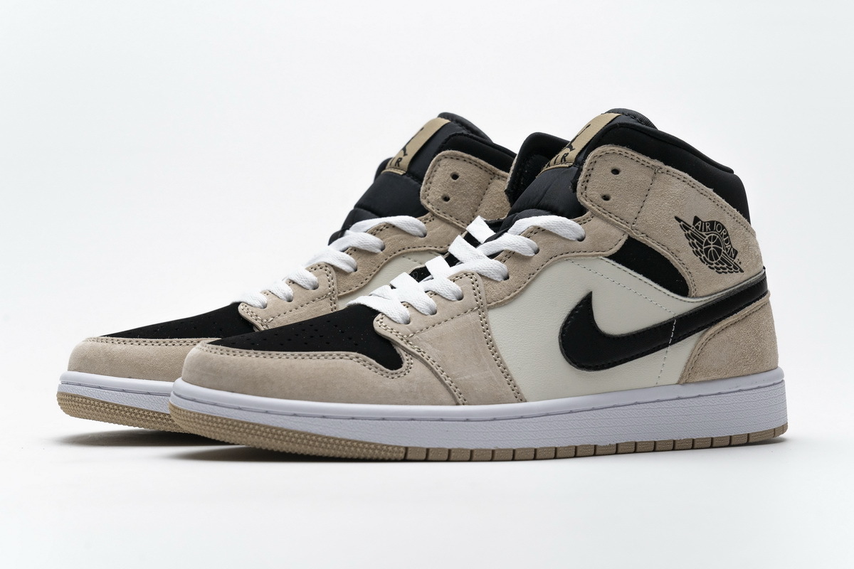 Get Air Jordan 1 Mid Barely Orange (W) BQ6472-800