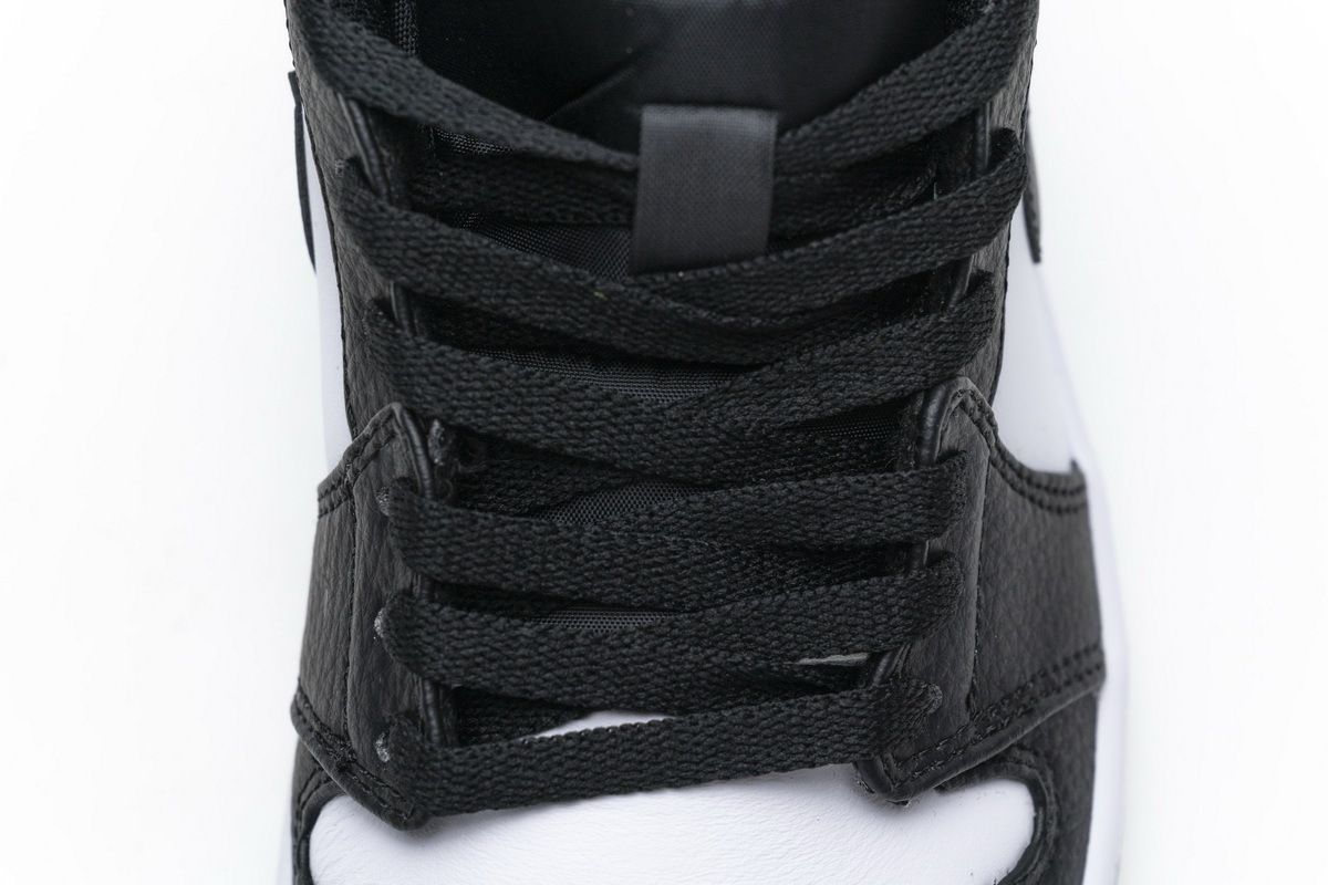 Get Air Jordan 1 Mid SE White Black Red Spruce (GS) BQ6931-100