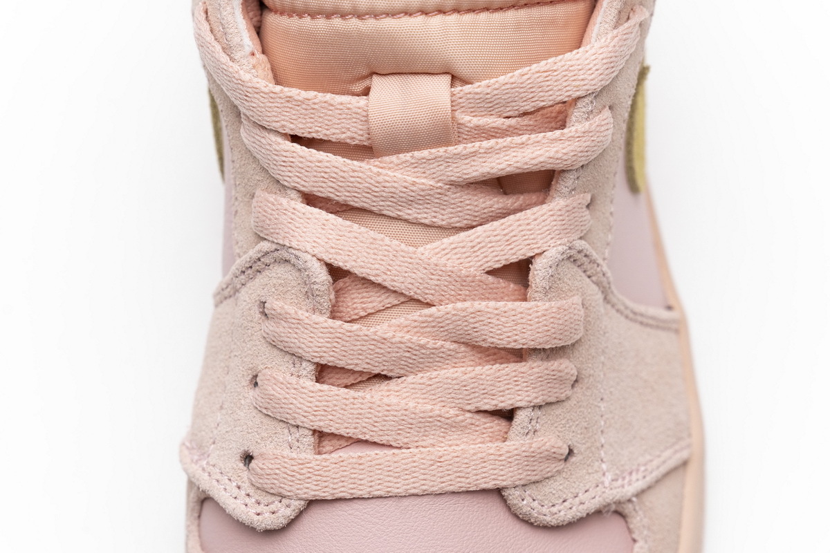 Get Air Jordan 1 Mid Coral Gold 852542-600