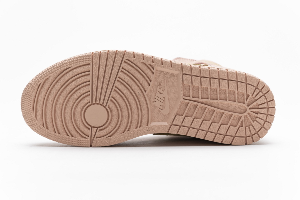 Get Air Jordan 1 Mid Coral Gold 852542-600