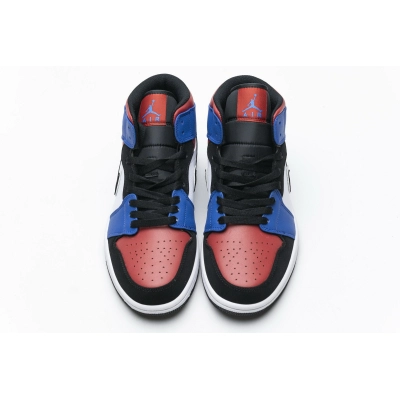 Get Air Jordan 1 Mid Top 3 554724-124 02