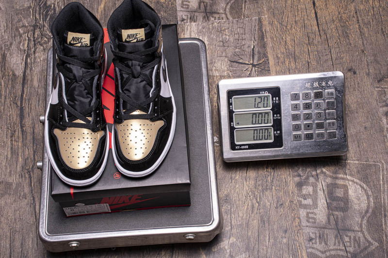 Get Air Jordan 1 Retro High NRG Patent Gold Toe 861428-007
