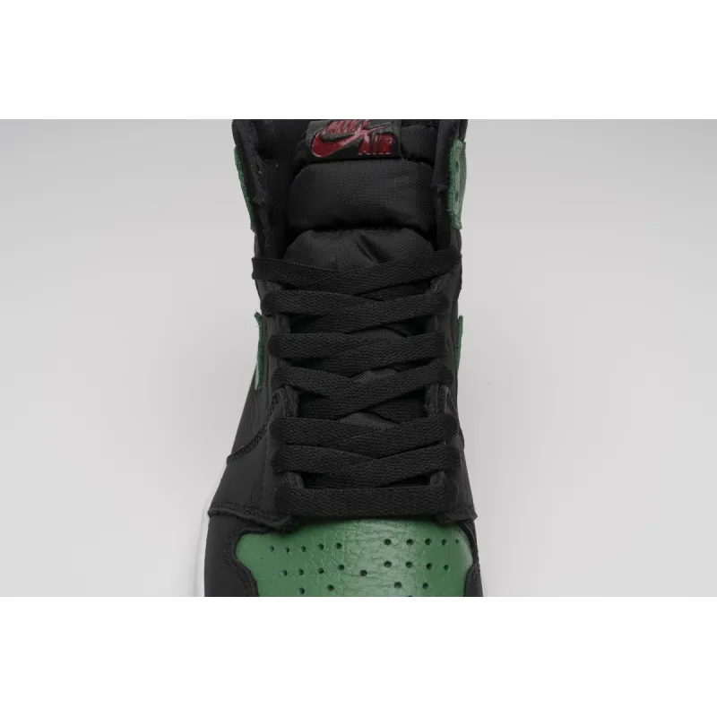 Get Air Jordan 1 Retro High Pine Green Black 555088-030
