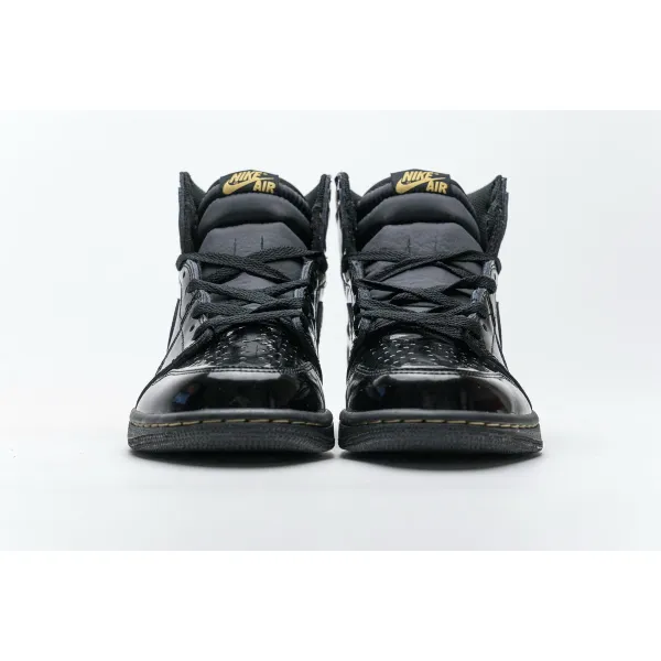 Get Air Jordan 1 Retro High Black Metallic Gold (2020) 555088-032