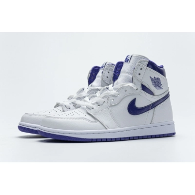 Get Air Jordan 1 Retro High OG White Purple CD0461-151 01