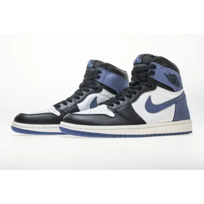 Get Air Jordan 1 Retro High Blue Moon 555088-115 01