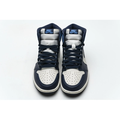 Get Air Jordan 1 Retro High Obsidian UNC 555088-140 02