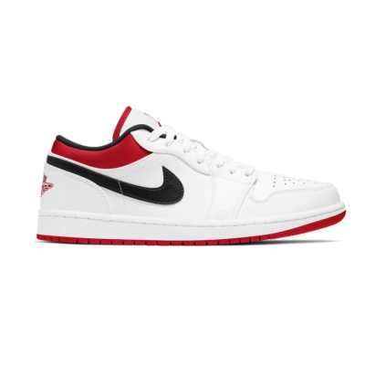 Get Jordan 1 Low White University Red Black 553558-118 01