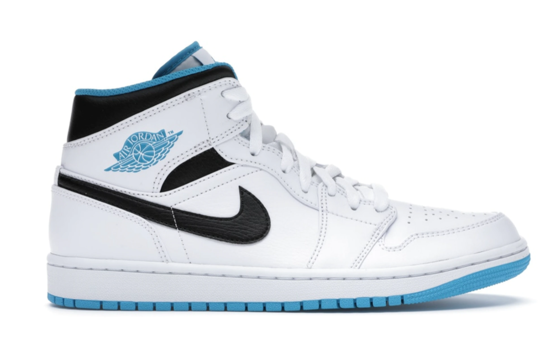 Get Jordan 1 Mid Laser Blue 554724-141