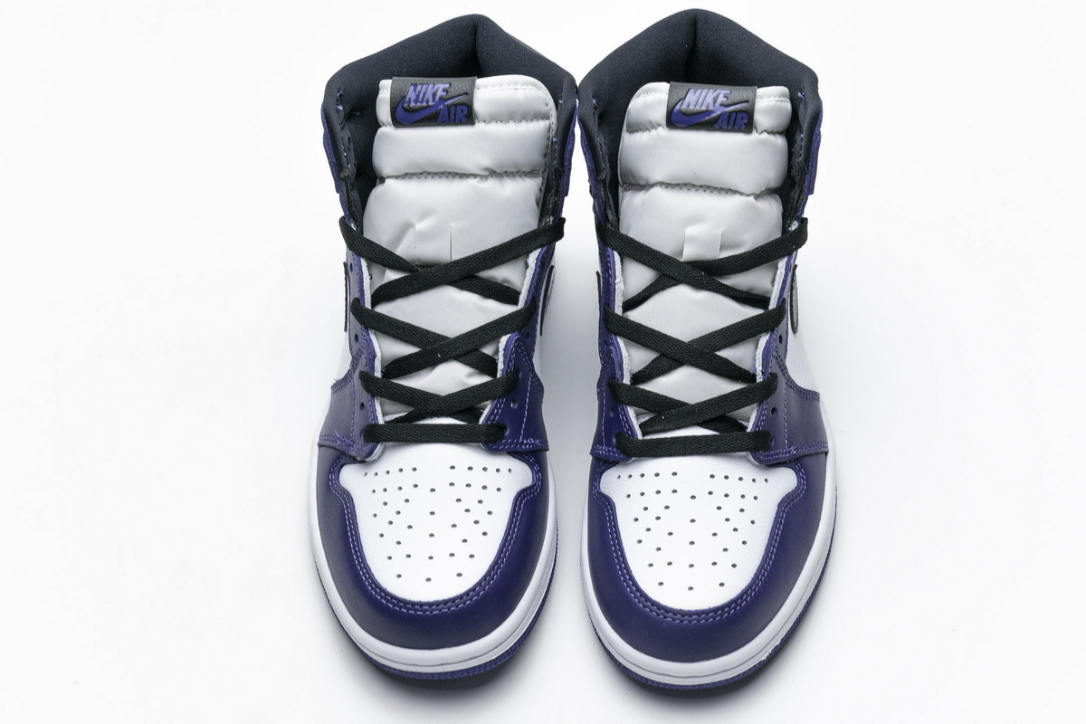 Get Air Jordan 1 Retro High Court Purple White 555088-500