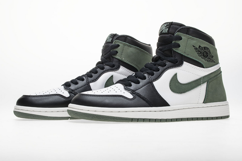 Get Air Jordan 1 Retro High Clay Green 555088-135