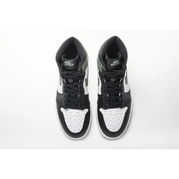 Get Air Jordan 1 Retro High Clay Green 555088-135