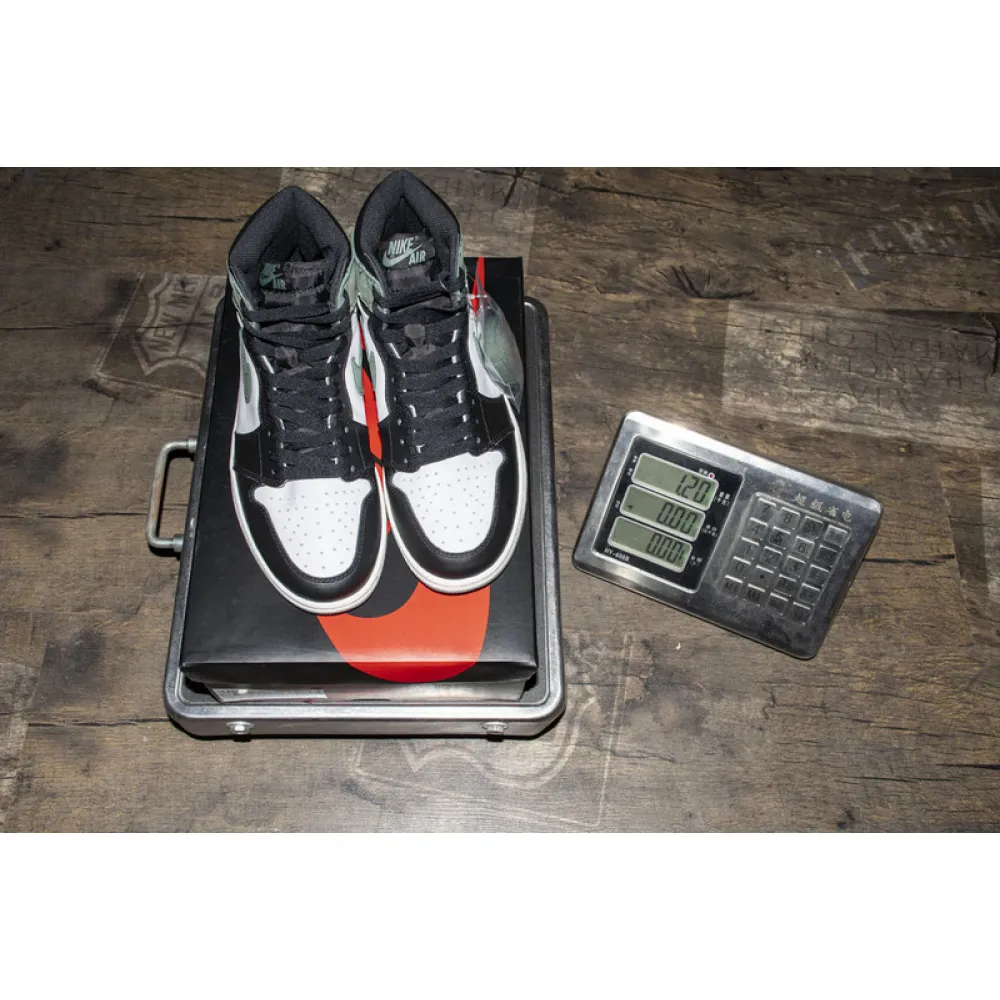 Get Air Jordan 1 Retro High Clay Green 555088-135