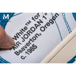 Get Shoes Air Jordan 1 Retro High Off-White University Blue AQ0818-148