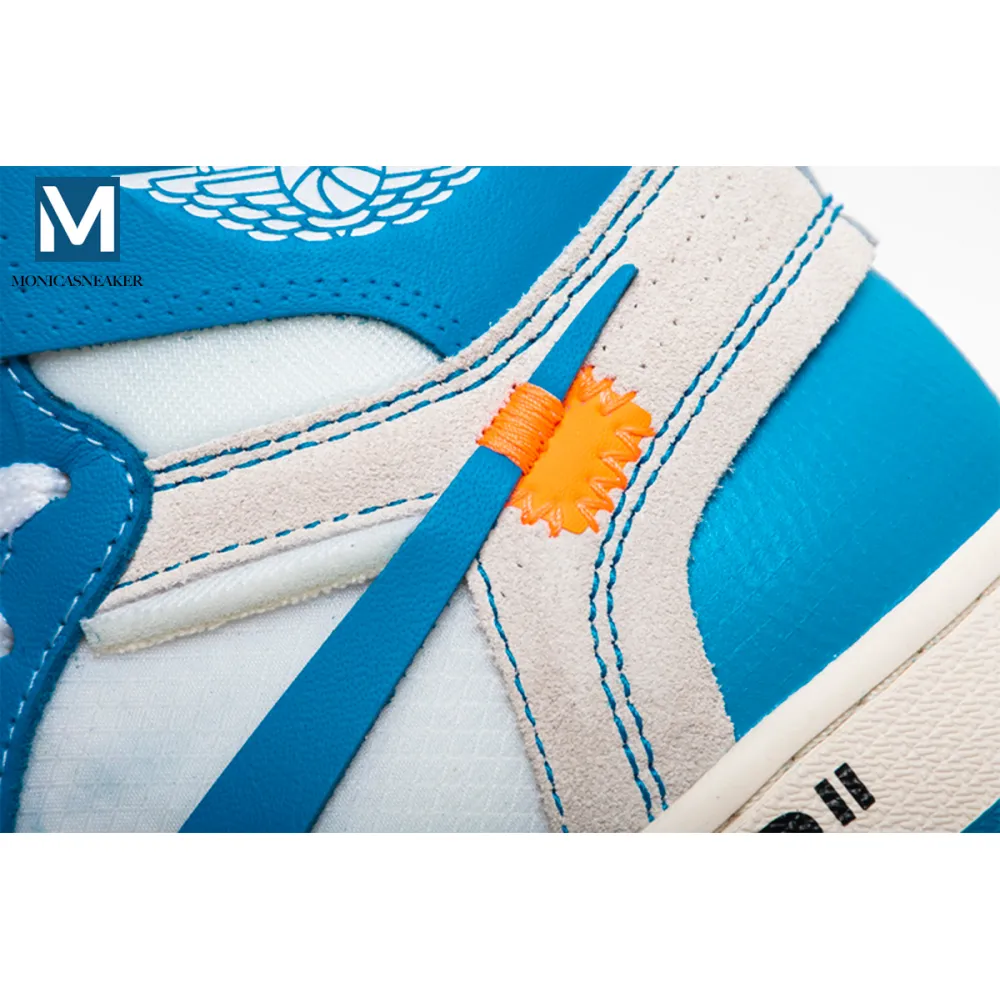 Get Shoes Air Jordan 1 Retro High Off-White University Blue AQ0818-148