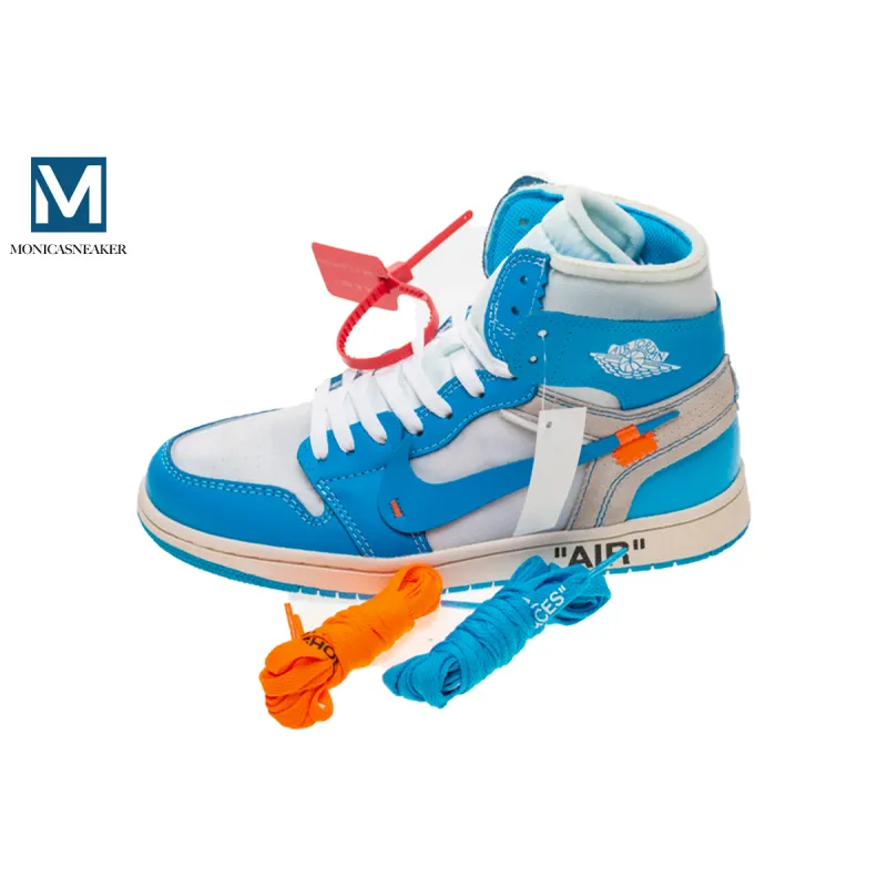 Get Shoes Air Jordan 1 Retro High Off-White University Blue AQ0818-148