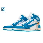 Get Shoes Air Jordan 1 Retro High Off-White University Blue AQ0818-148