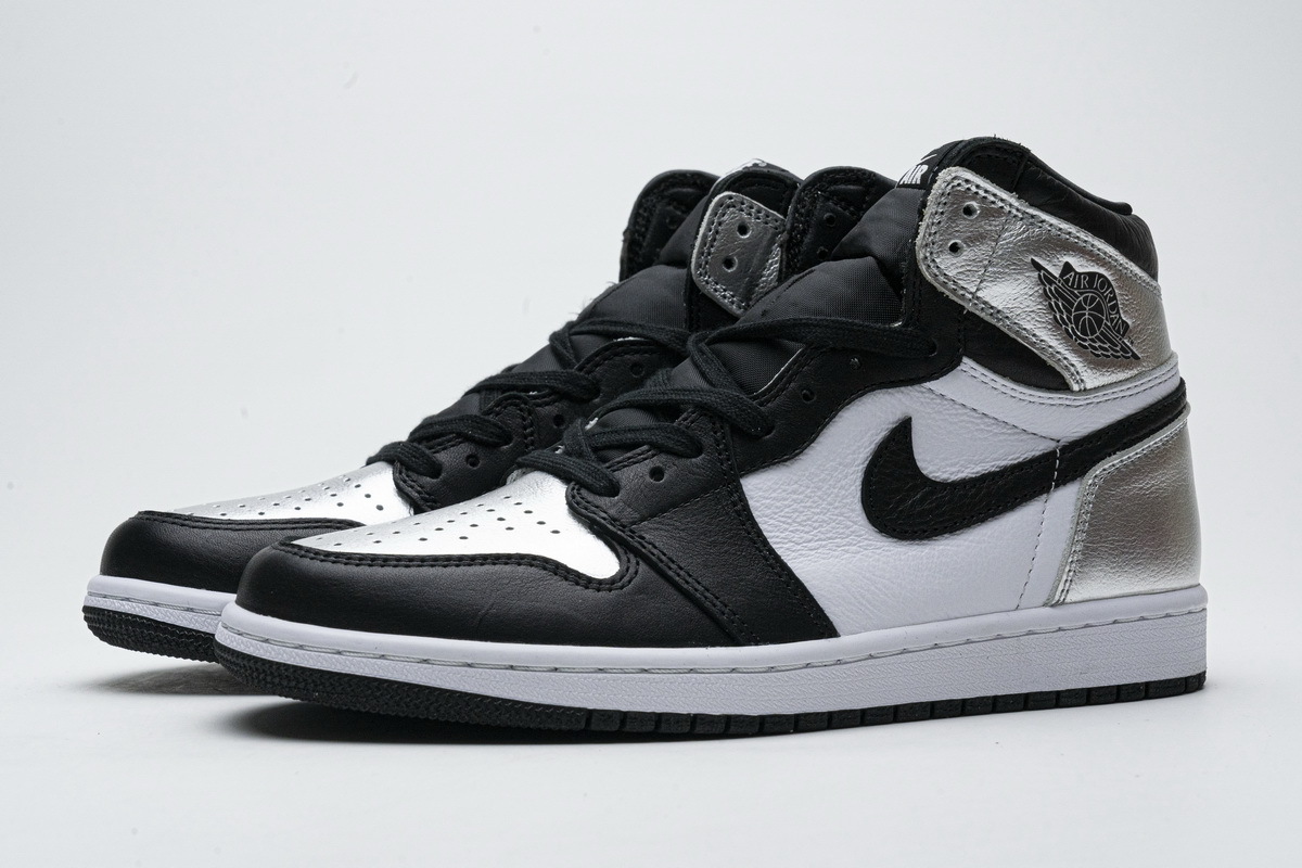 Get Jordan 1 Retro High Silver Toe (W) CD0461-001