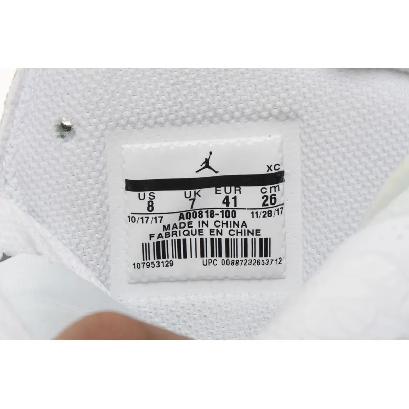 Get Air Jordan 1 Retro High Off-White White AQ0818-100