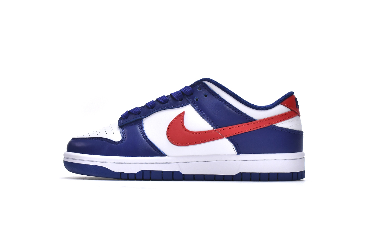 Get Nike Dunk Low White and University Red DD1503-119